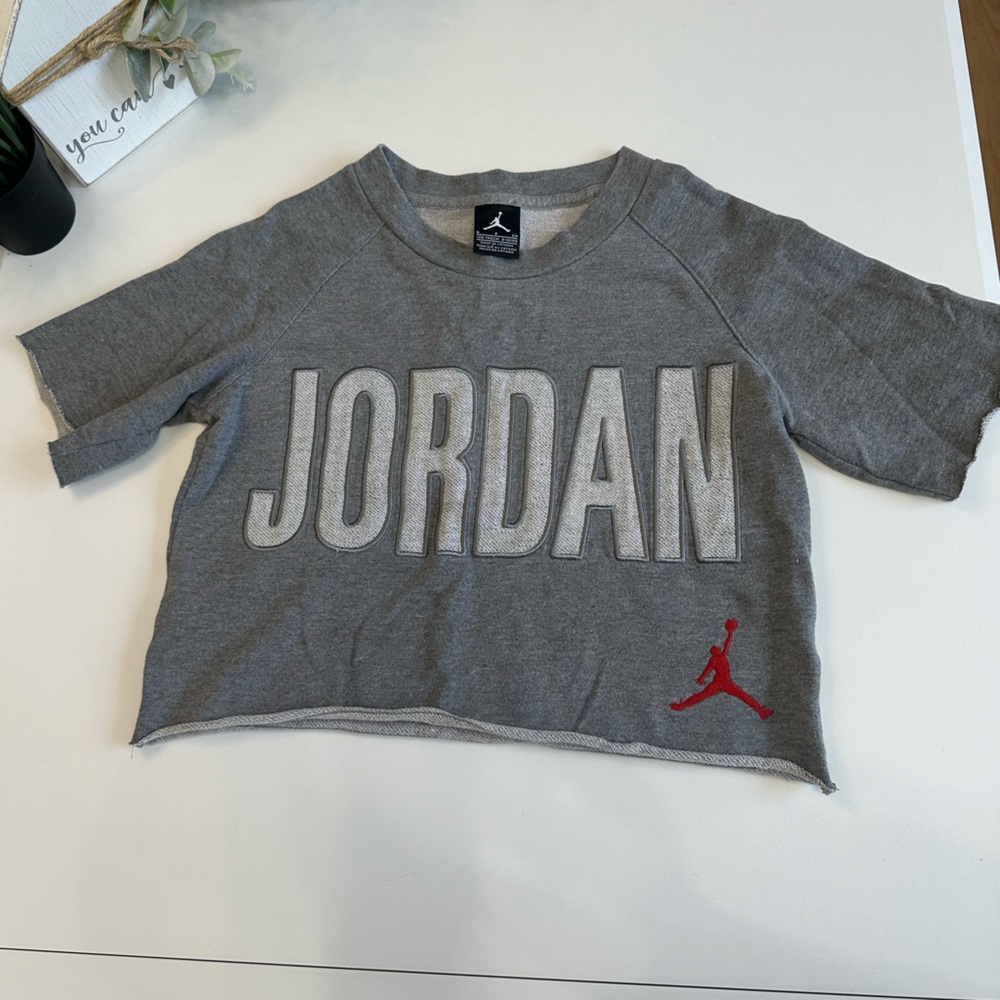 Jordan crop top sweatshirt Size small